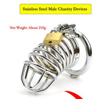 Load image into Gallery viewer, METAL Chastity COCK CAGE 3.31 INCHES LONG