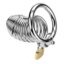Load image into Gallery viewer, Metal Chastity Cage Strict
