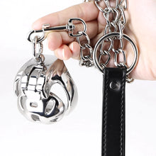 Load image into Gallery viewer, HT-V4 Flower Traction Chastity Cage with Belt
