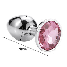 Load image into Gallery viewer, Sissy Anal Dilator Jeweled Butt Plug