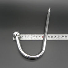 Load image into Gallery viewer, Chrome Plated Anal Hook w/ Ball Hole