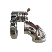 Load image into Gallery viewer, Metal Chastity Cage Closed Prototype Adjustable