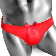 Load image into Gallery viewer, Bowknot Sissy Thong