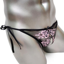 Load image into Gallery viewer, Embroidered Lace Thong