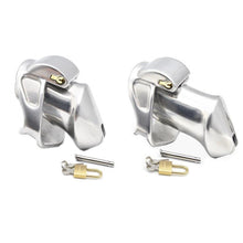 Load image into Gallery viewer, Metal Chastity Cage Evil Steel