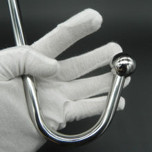 Load image into Gallery viewer, Chrome Plated Anal Hook w/ Ball Hole