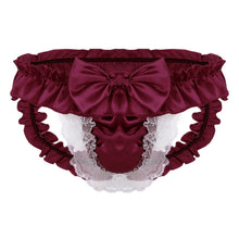 Load image into Gallery viewer, Slutty Sissy Open Butt Ruffle Panties