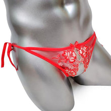 Load image into Gallery viewer, Lux Embroidered Sissy Thong