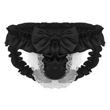 Load image into Gallery viewer, Slutty Sissy Open Butt Ruffle Panties
