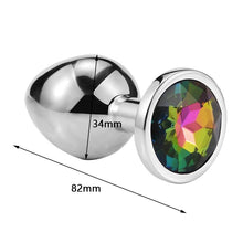 Load image into Gallery viewer, Sissy Anal Dilator Jeweled Butt Plug