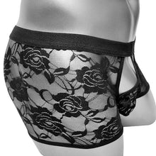 Load image into Gallery viewer, Floral Lace See-through Panties