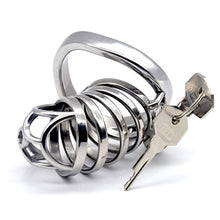 Load image into Gallery viewer, Metal Chastity Cage 2.36 inch Submission Cage