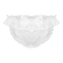 Load image into Gallery viewer, Slutty Sissy Open Butt Ruffle Panties