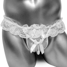 Load image into Gallery viewer, Ruffled Sissy Thong w/ Bows