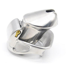 Load image into Gallery viewer, Metal Chastity Cage Evil Steel
