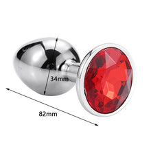 Load image into Gallery viewer, Sissy Anal Dilator Jeweled Butt Plug