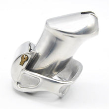 Load image into Gallery viewer, Metal Chastity Cage Evil Steel