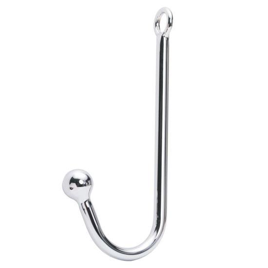 Chrome Plated Anal Hook w/ Ball Hole CHASTITY CAGE CO Chrome Plated Anal Hook w/ Ball Hole CHASTITY CAGE CO