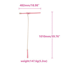 Load image into Gallery viewer, Pink Bow Sissy Slave Collar