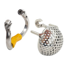 Load image into Gallery viewer, Stainless Steel Honeycomb Chastity Device
