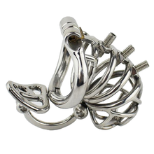 Load image into Gallery viewer, Spiked Metal Chastity Device 2.76 inches long