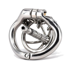 Load image into Gallery viewer, Stretched and Spiked Male Chastity Device 1.73 inches long