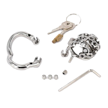 Load image into Gallery viewer, Nut Case Metal Chastity Device 2.01 inches long