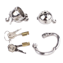 Load image into Gallery viewer, Double Locked Cock Male Chastity Device 2.56 inches long