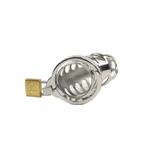 Load image into Gallery viewer, The Sexless Inn Keeper Metal Chastity Device 3.35 inches long