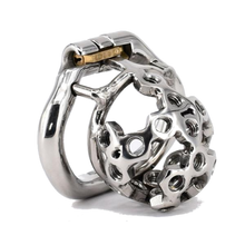 Load image into Gallery viewer, Nut Case Metal Chastity Device 2.01 inches long