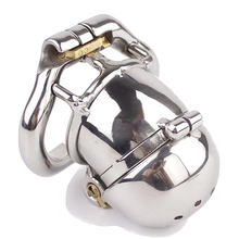 Load image into Gallery viewer, Double Locked Cock Male Chastity Device 2.56 inches long