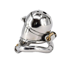 Load image into Gallery viewer, Double Locked Cock Male Chastity Device 2.56 inches long