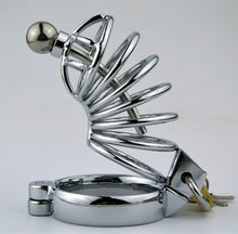 Load image into Gallery viewer, METAL CHASTITY CAGE 2.4 INCHES LONG