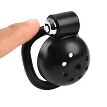 Load image into Gallery viewer, New Male Chastity Cage with 5 Size Penis Rings