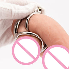 Load image into Gallery viewer, Stainless Steel Balls Chastity Penis Cage
