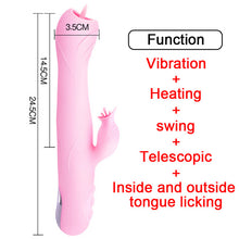 Load image into Gallery viewer, Heating Vibrator for Women G Spot Big Dildo