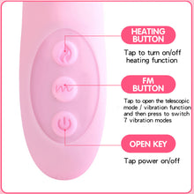 Load image into Gallery viewer, Heating Vibrator for Women G Spot Big Dildo