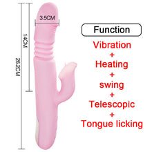 Load image into Gallery viewer, Heating Vibrator for Women G Spot Big Dildo
