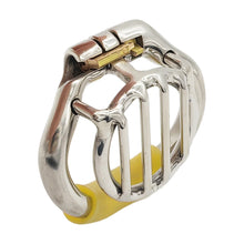 Load image into Gallery viewer, Newest Flat Cage Stainless Steel Male Chastity Device