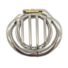 Load image into Gallery viewer, Newest Flat Cage Stainless Steel Male Chastity Device