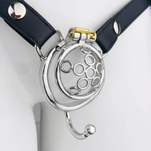 Load image into Gallery viewer, New Five-star Wheel Forging Chastity Cage With Belt
