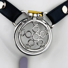Load image into Gallery viewer, New Five-star Wheel Forging Chastity Cage With Belt