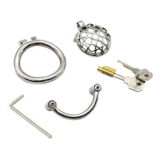 Load image into Gallery viewer, Prevent Escape Design Super Small Chastity Cage