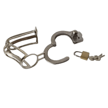 Load image into Gallery viewer, Metal Chastity Cage 3.35 inches long