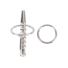 Load image into Gallery viewer, Hollow Urethral Dilator Penis Plug With Cock Ring