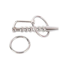 Load image into Gallery viewer, Hollow Urethral Dilator Penis Plug With Cock Ring