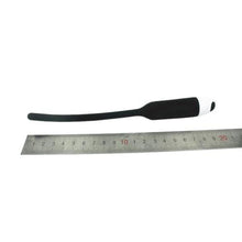 Load image into Gallery viewer, 7-Speed Black Vibrating Silicone Penis Plug