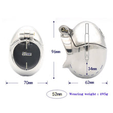 Load image into Gallery viewer, Stainless Egg shaped Cock Cage