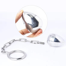 Load image into Gallery viewer, Stainless Steel Anal Plug With Cock Ring