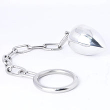 Load image into Gallery viewer, Stainless Steel Anal Plug With Cock Ring